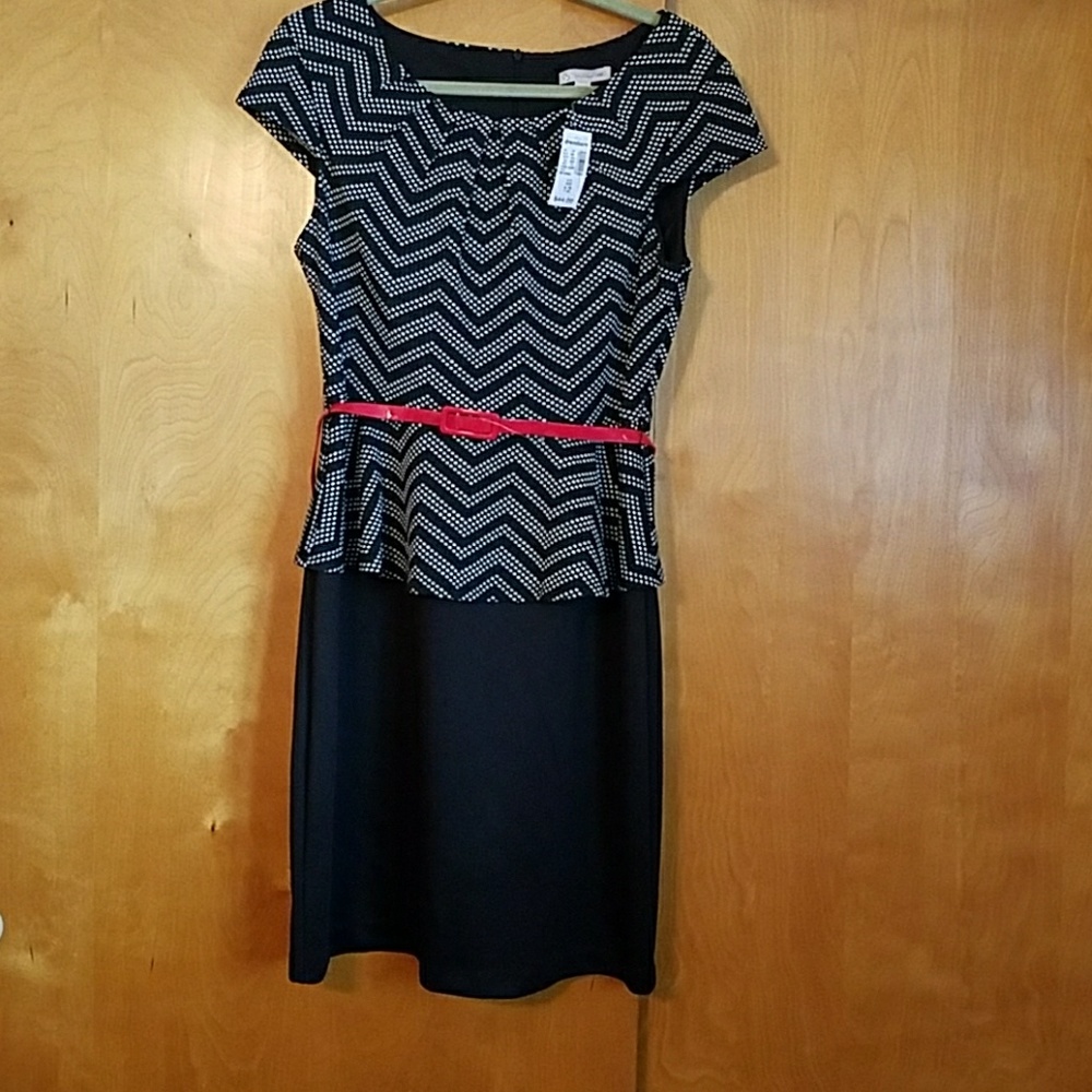 NWT black and white dress